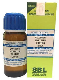 Thumbnail for SBL Homeopathy Vaccinium Myrtillus Dilution