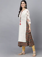 Thumbnail for HERE&NOW Women Ethnic Motifs Printed Kurta - Distacart