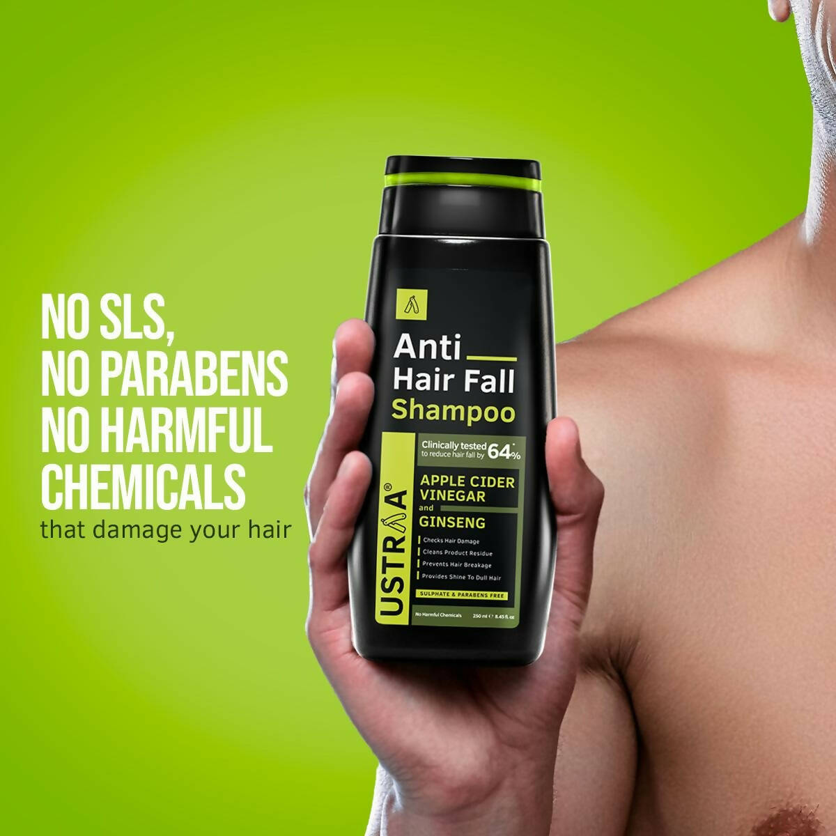 Ustraa Anti Hair Fall Shampoo - Distacart