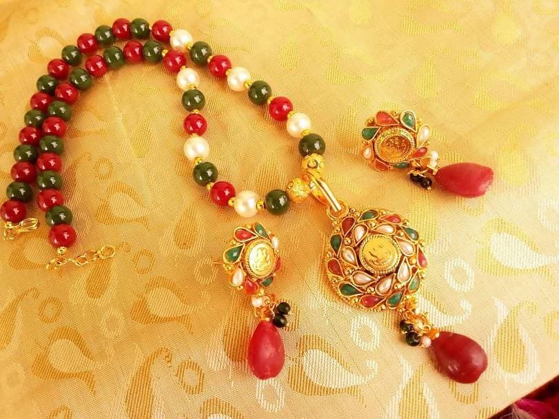 Multicolor Beaded Temple Jewelry
