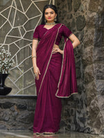 Thumbnail for Tikhi Imli Abstract Printed Ready to Wear Saree - Distacart