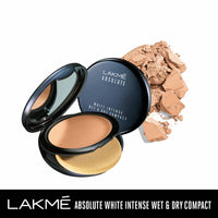 Thumbnail for Lakme Absolute White Intense Wet & Dry Compact - Golden Medium - Distacart