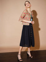 Thumbnail for Myshka Women Black Geometric Dresses - Distacart