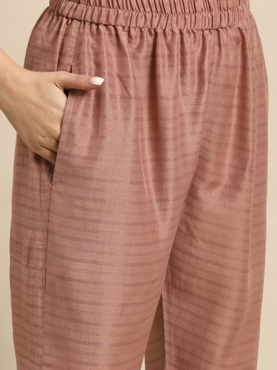 Sangria Women Floral Printed Regular Kurta With Trousers & With Dupatta - Distacart