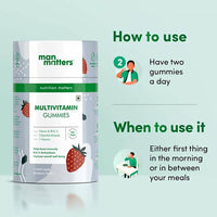 Thumbnail for Man Matters Multivitamin Gummies For Men - Strawberry Flavor