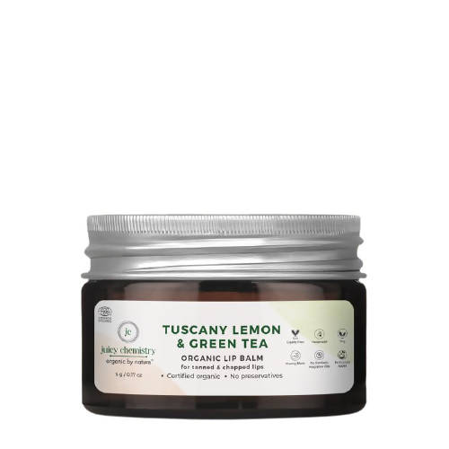 Juicy Chemistry Tuscany Lemon & Green Tea Lip Balm - Distacart