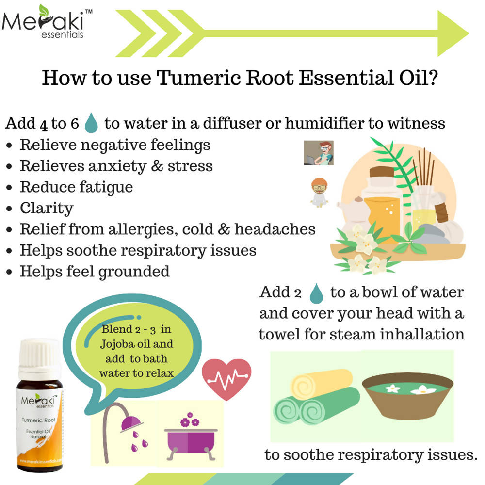 Meraki Essentials Turmeric Root Essential Oil - Distacart