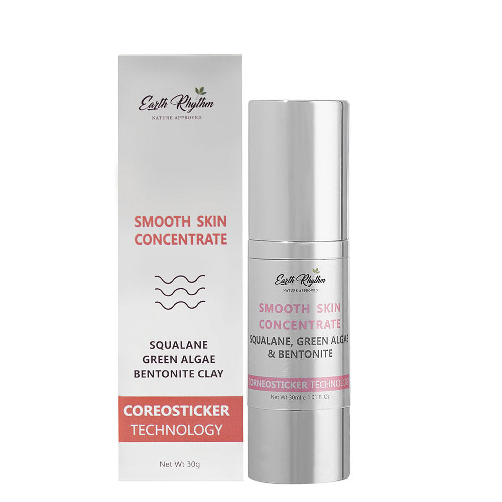 Earth Rhythm Smooth Skin Concentrate Squalane Green Algae Bentonite Clay - Distacart
