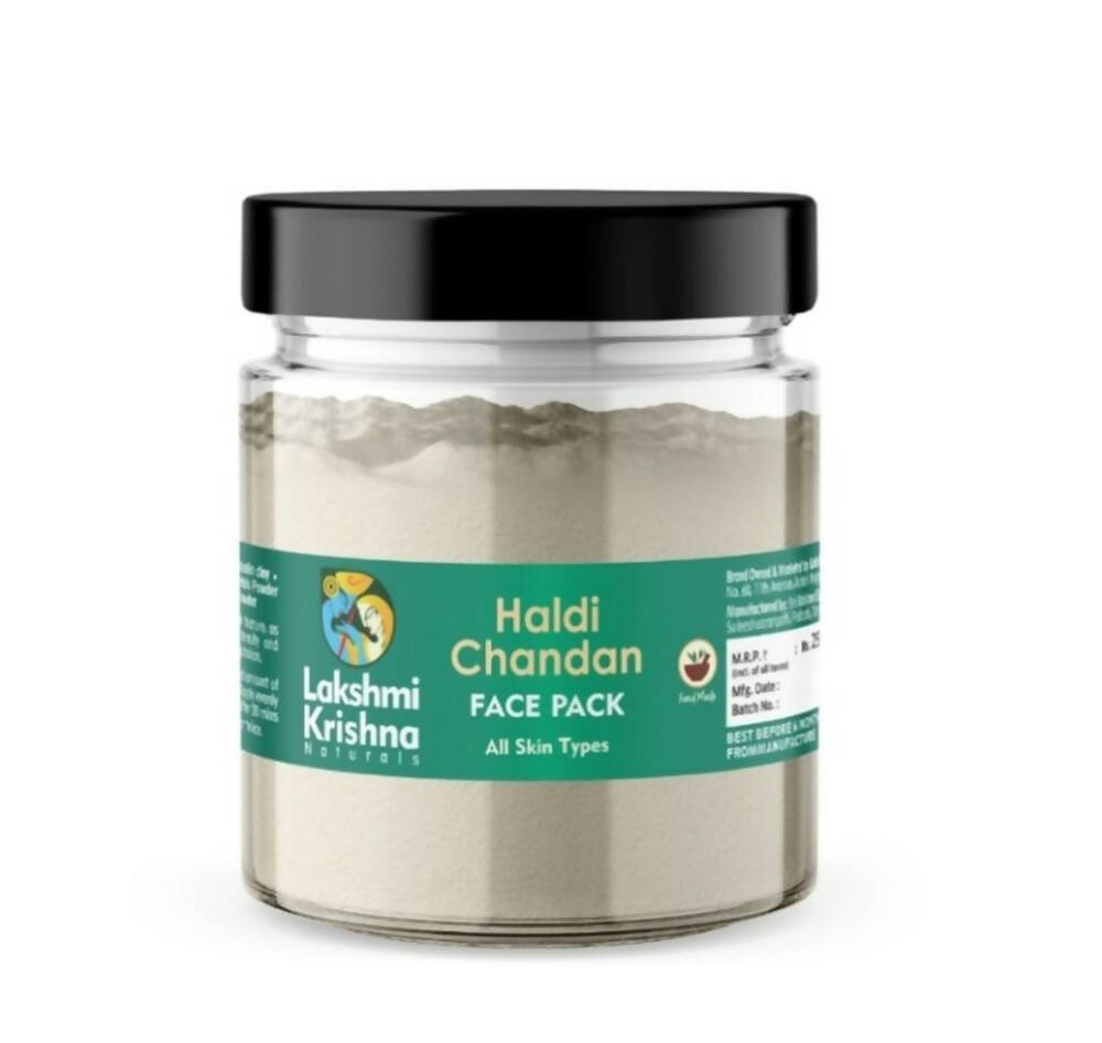 Lakshmi Krishna Naturals Haldi Chandan Face Pack - Distacart