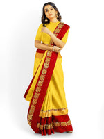 Thumbnail for Kalini Zari Silk Cotton Banarasi Saree - Distacart