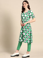 Thumbnail for Sangria Women Printed Kurta with Trousers - Distacart