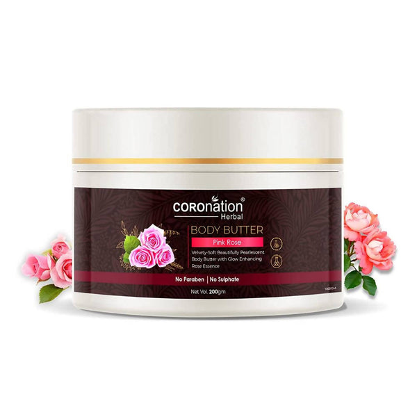 Coronation Herbal Pink Rose Body Butter - Distacart