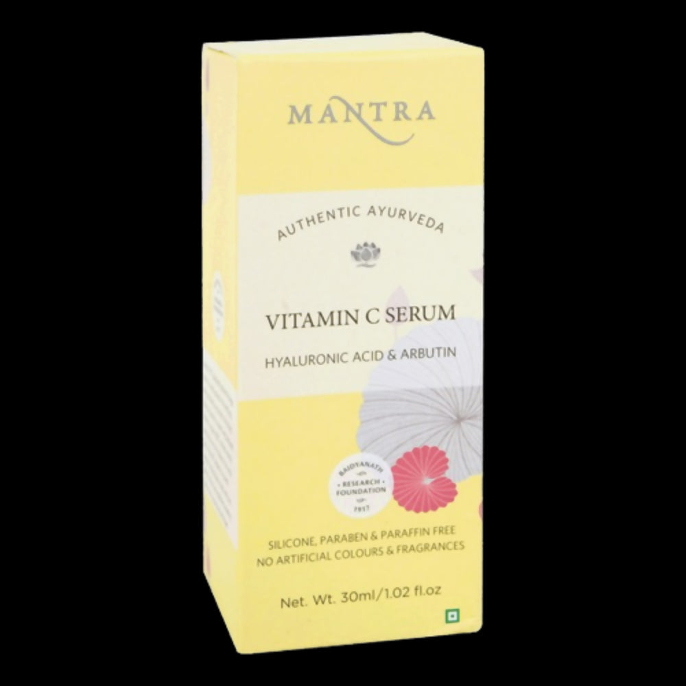Mantra Herbal Vitamin C Serum With Hyaluronic Acid and Arbutin - Distacart