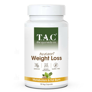 TAC - The Ayurveda Co. AyurLean Weight Loss Veg Capsules - Distacart