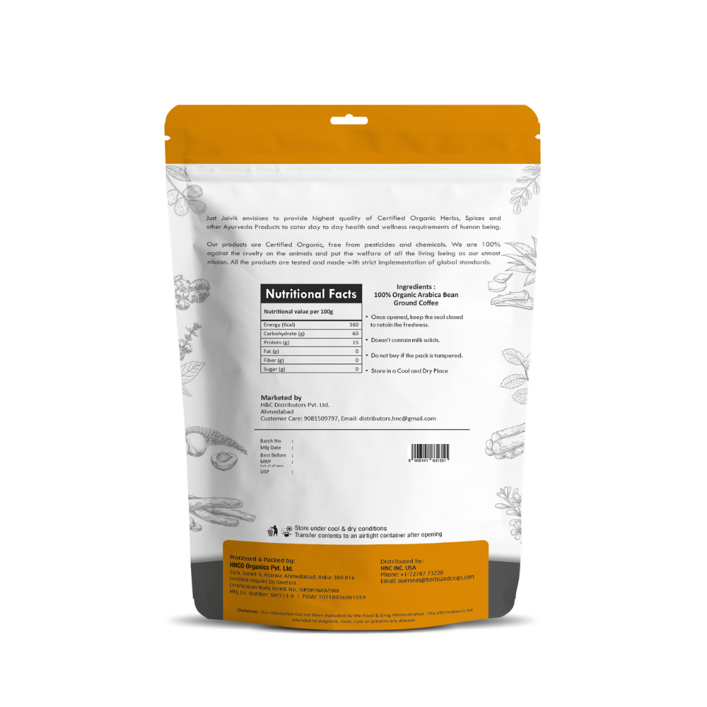 Just Jaivik Organic Arabica Coffee Powder - Distacart