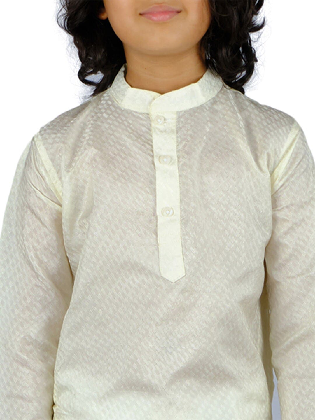Sethukrishna Boys Cream & White Coloured Kurta with Dhoti Pants - Distacart