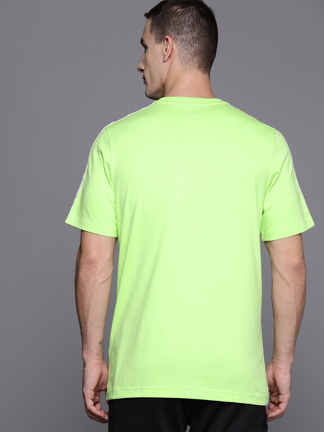 Adidas Pure Cotton 3-Stripes SJ Training T-shirt - Distacart