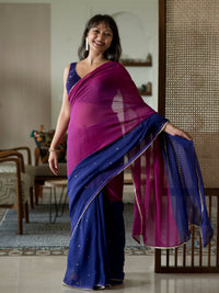 Thumbnail for Suta Multi Color Woven Design Pure Cotton Saree - Distacart