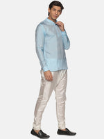 Thumbnail for Sethukrishna Men Blue Kurta with Pyjama - Distacart