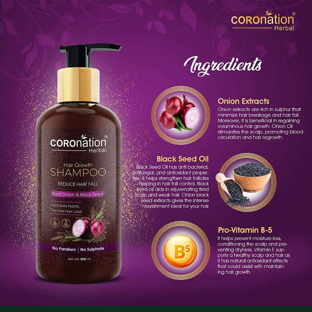 Coronation Herbal Hair Growth Shampoo - Distacart