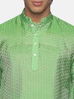 Thumbnail for Sethukrishna Green Kurta with Pyjamas For Men - Distacart