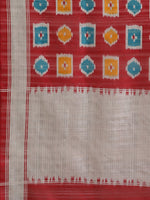 Thumbnail for Saree Mall Maroon & Blue Printed Bhagalpuri Saree - Distacart