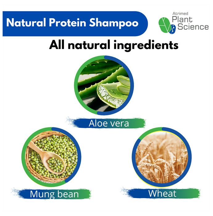 Atrimed Plant Science Natural Protein Shampoo - Distacart