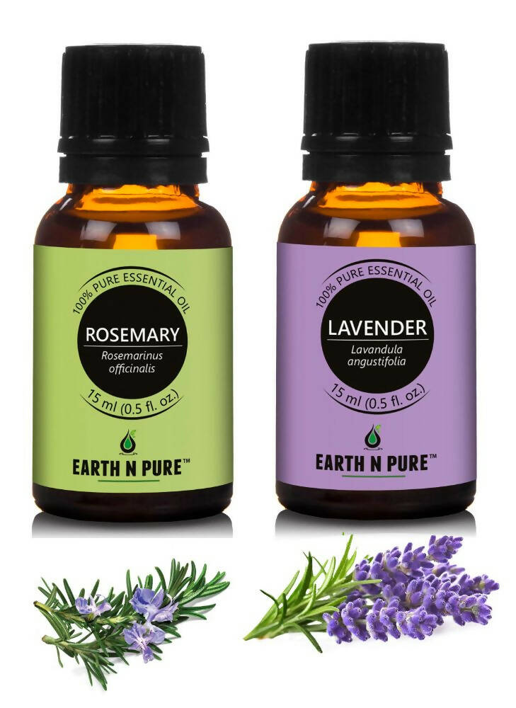 Earth N Pure Essential Oils (Rosemary & Lavender) Combo - Distacart