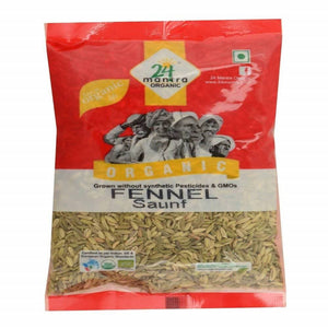 24 Mantra Organic Fennel Seeds (Saunf)