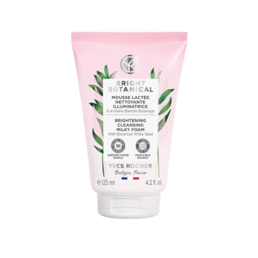 Yves Rocher Bright Botanical Brightening Cleansing Mousse - Distacart