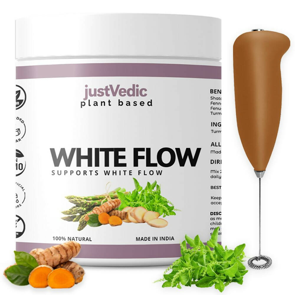 Just Vedic White Flow Drink Mix - Distacart