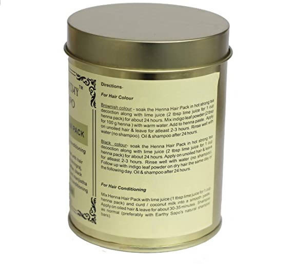 Earthy Sapo Henna Hair Pack - Distacart