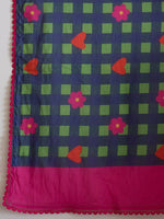 Thumbnail for Suta Multi Color Checked Pure Cotton Saree - Distacart