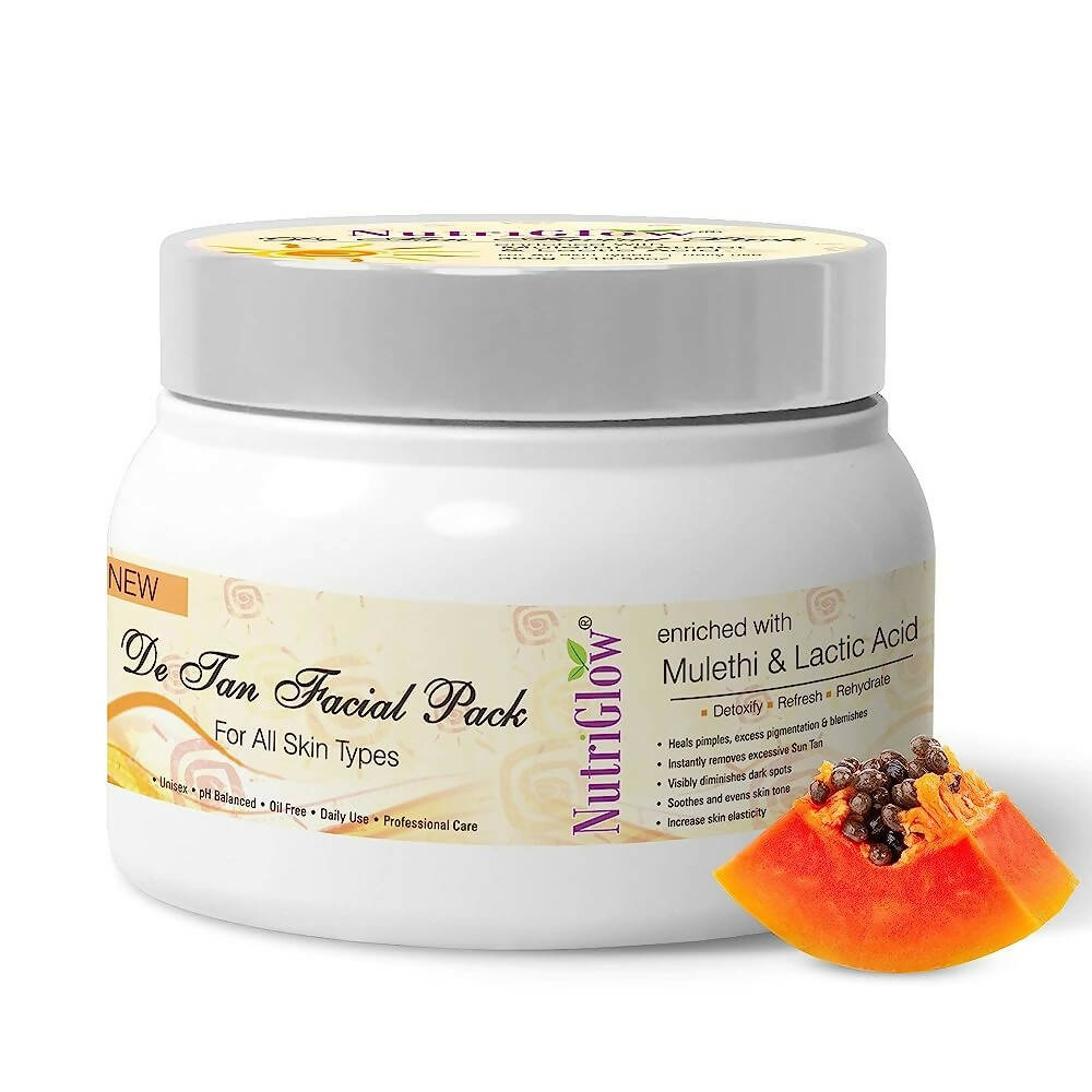 NutriGlow De Tan Facial Pack - Distacart