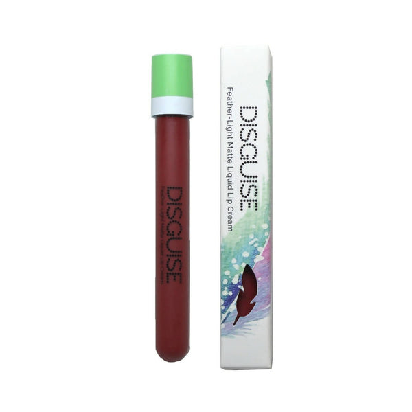 Disguise Feather-Light Matte Liquid Lip Cream - Inspired Red 35 - Distacart