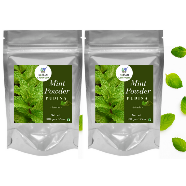 Nxtgen Ayurveda Mint Powder (Pudina) - Distacart