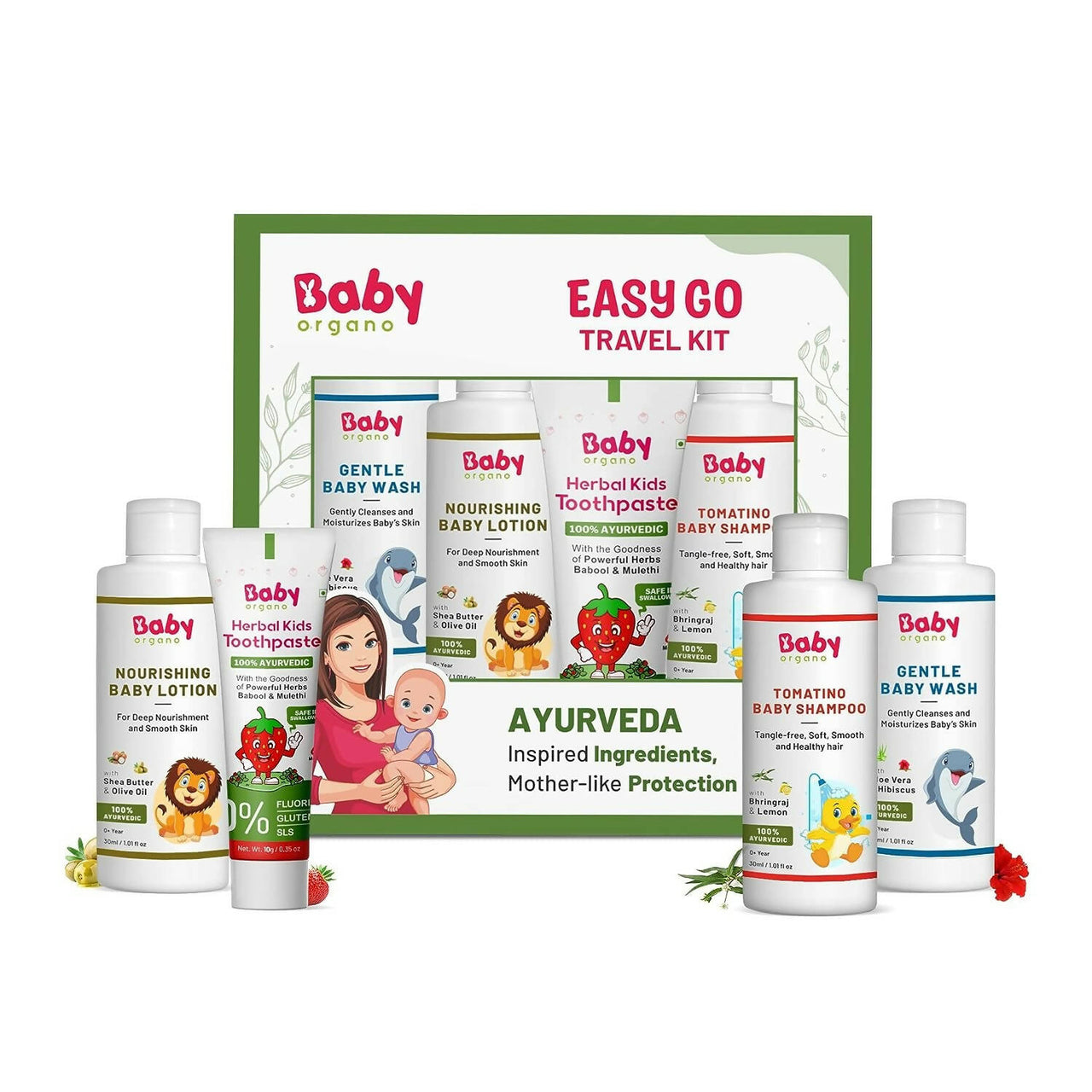 Babyorgano Easy Go Baby Travel Kit - Distacart