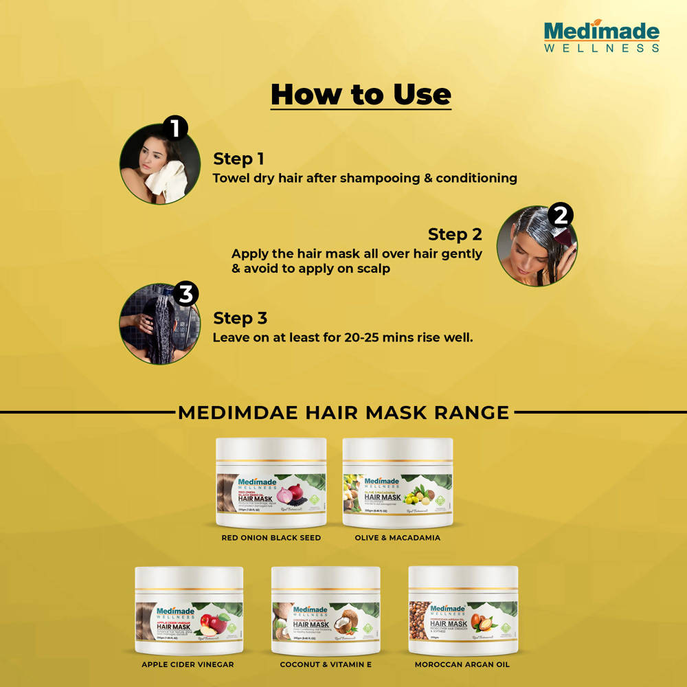 Medimade Wellness Olive & Macadamia Hair Mask - Distacart