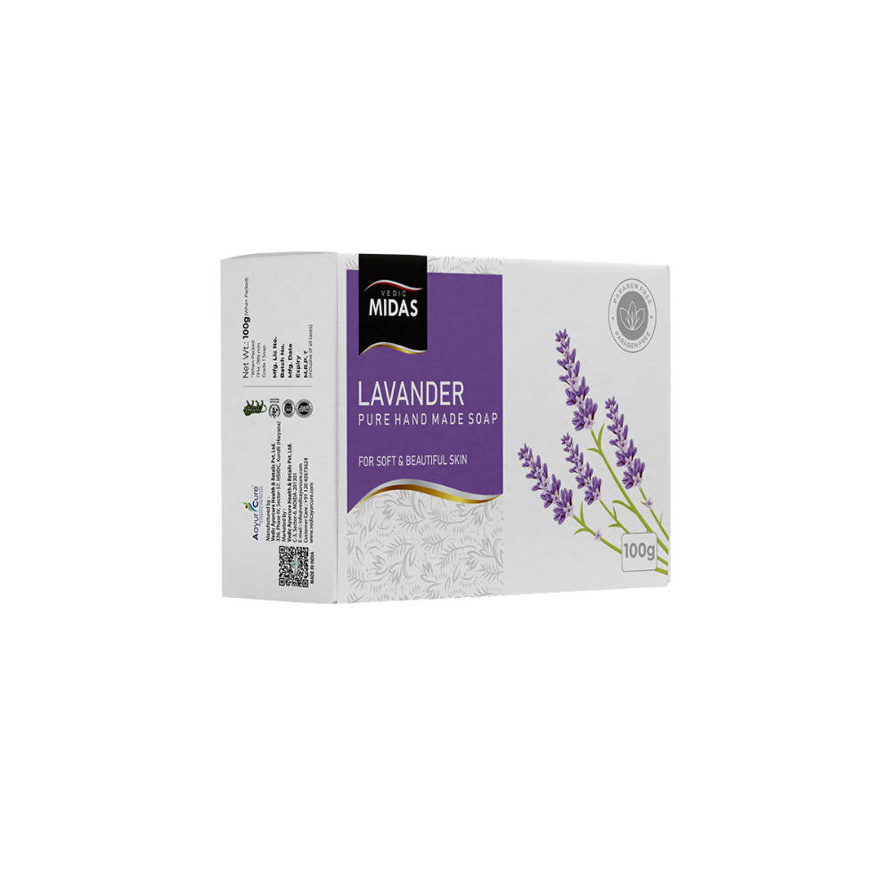 Vedic Midas Lavender Pure Hand Made Soap - Distacart