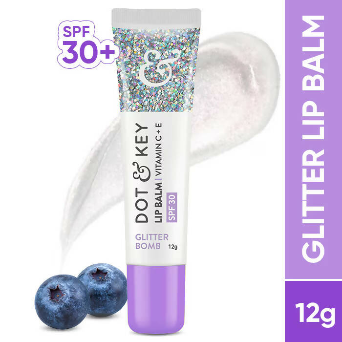Dot & Key Glitter Bomb Lightweight Vitamin C + E & SPF 30 PA+++ Lip Balm - Distacart