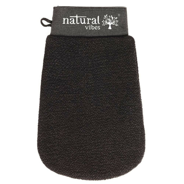 Natural Vibes Exfoliating & Scrubbing Glove for Smooth Skin & Cellulite Reduction - Distacart