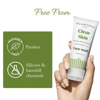 Thumbnail for Glamveda Clear Skin Tea Tree, Neem & Aloe Anti Acne Face Wash - Distacart