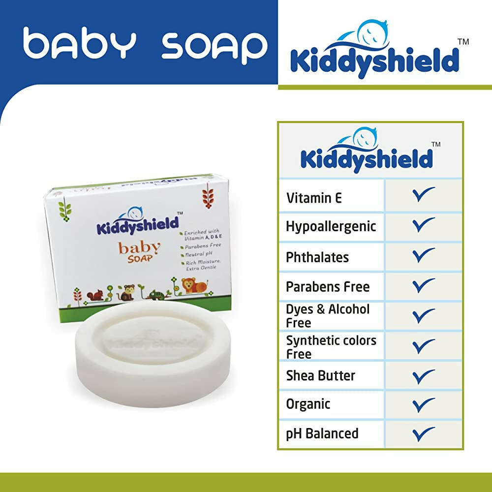 Kiddyshield Baby pH Balanced Soap for New Born & Kids - Distacart