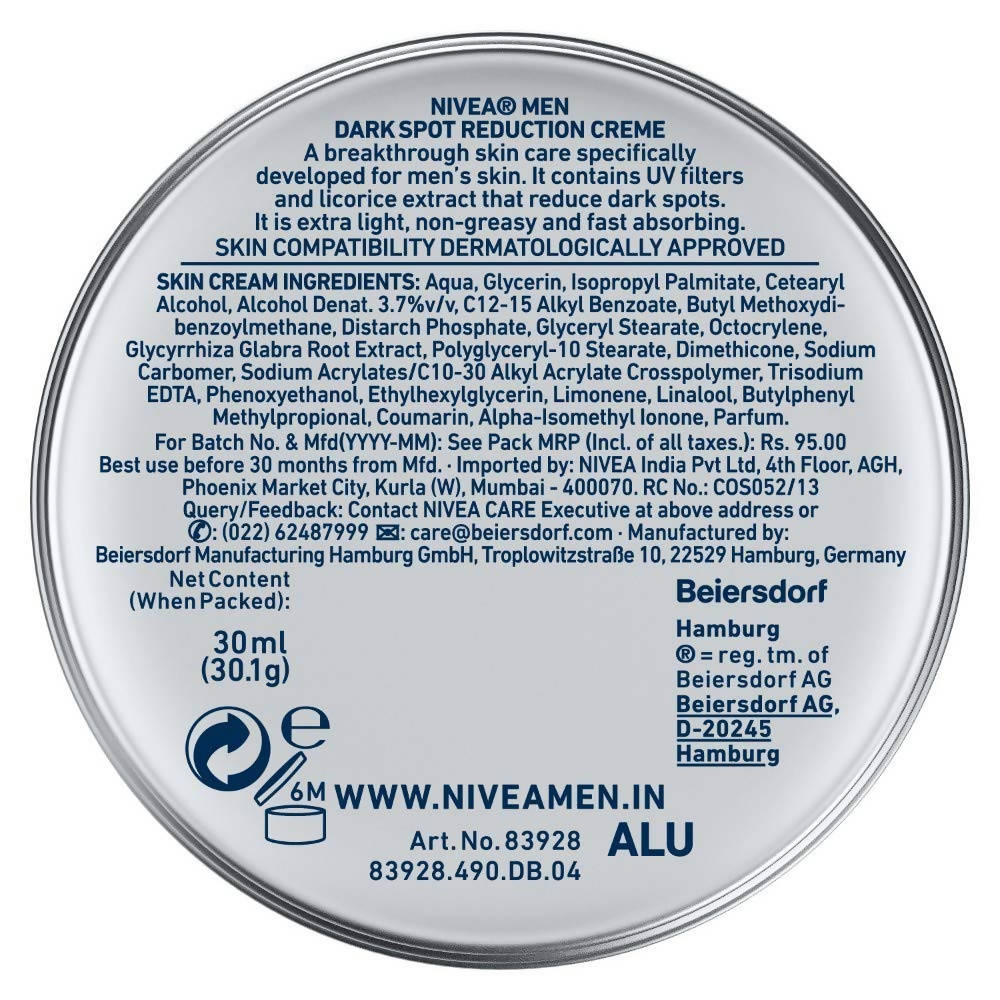 Nivea Men Dark Spot Reduction Crème