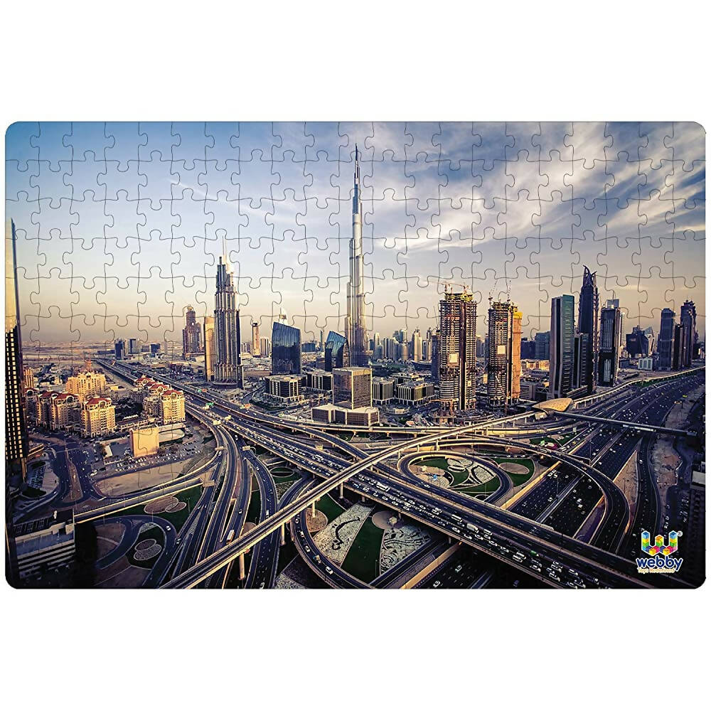 Webby Dubai Skyline Jigsaw Puzzle- 252 Pcs - Distacart