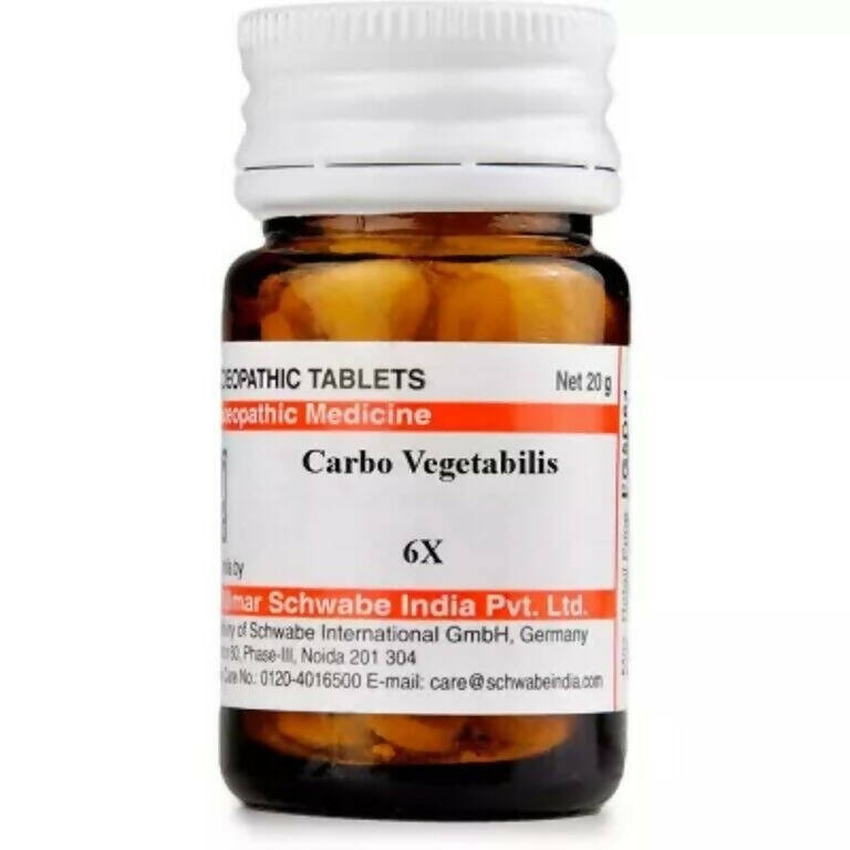 Dr. Willmar Schwabe India Carbo Vegetabilis Trituration Tablets - Distacart