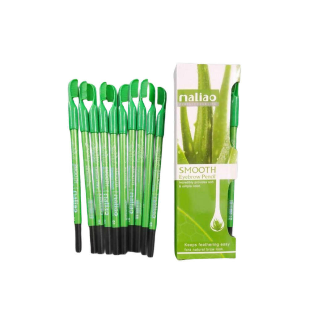 Maliao Black Eyebrow Pencils For Ease And Precise Application (Pack Of 12) - Distacart