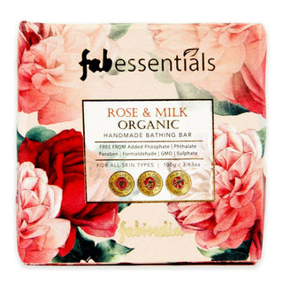 Fabessentials Rose & Milk Handmade Bathing Bar - Distacart