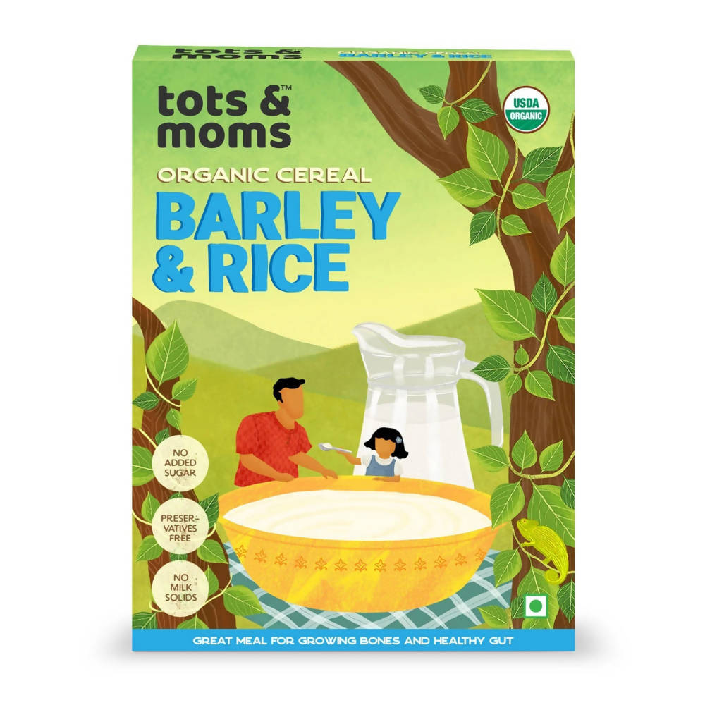 Tots and Moms Organic Cereal Barley & Rice Cereal - Distacart