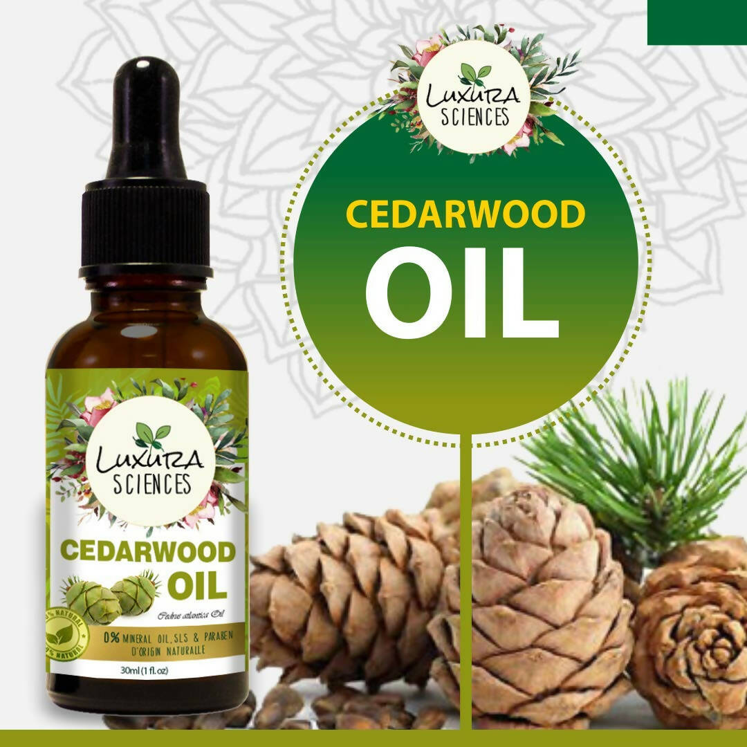 Luxura Sciences Organic Cedarwood Essential Oil - Distacart